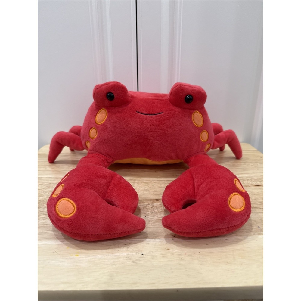 Gund Plush Crab Sydney Floppy Claws Bean Claws Soft Bead Eyes